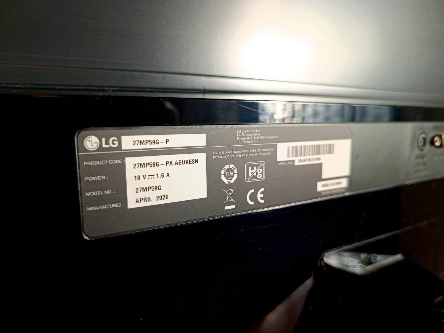 Monitor LG 27" IPS