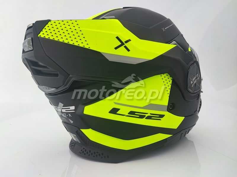 WYPRZEDAŻ Kask Szczękowy Blenda LS2 FF901 Advant X Oblivion Yellow