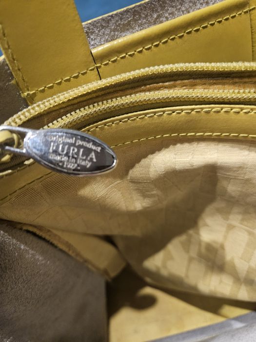 Torebka FURLA żółta.