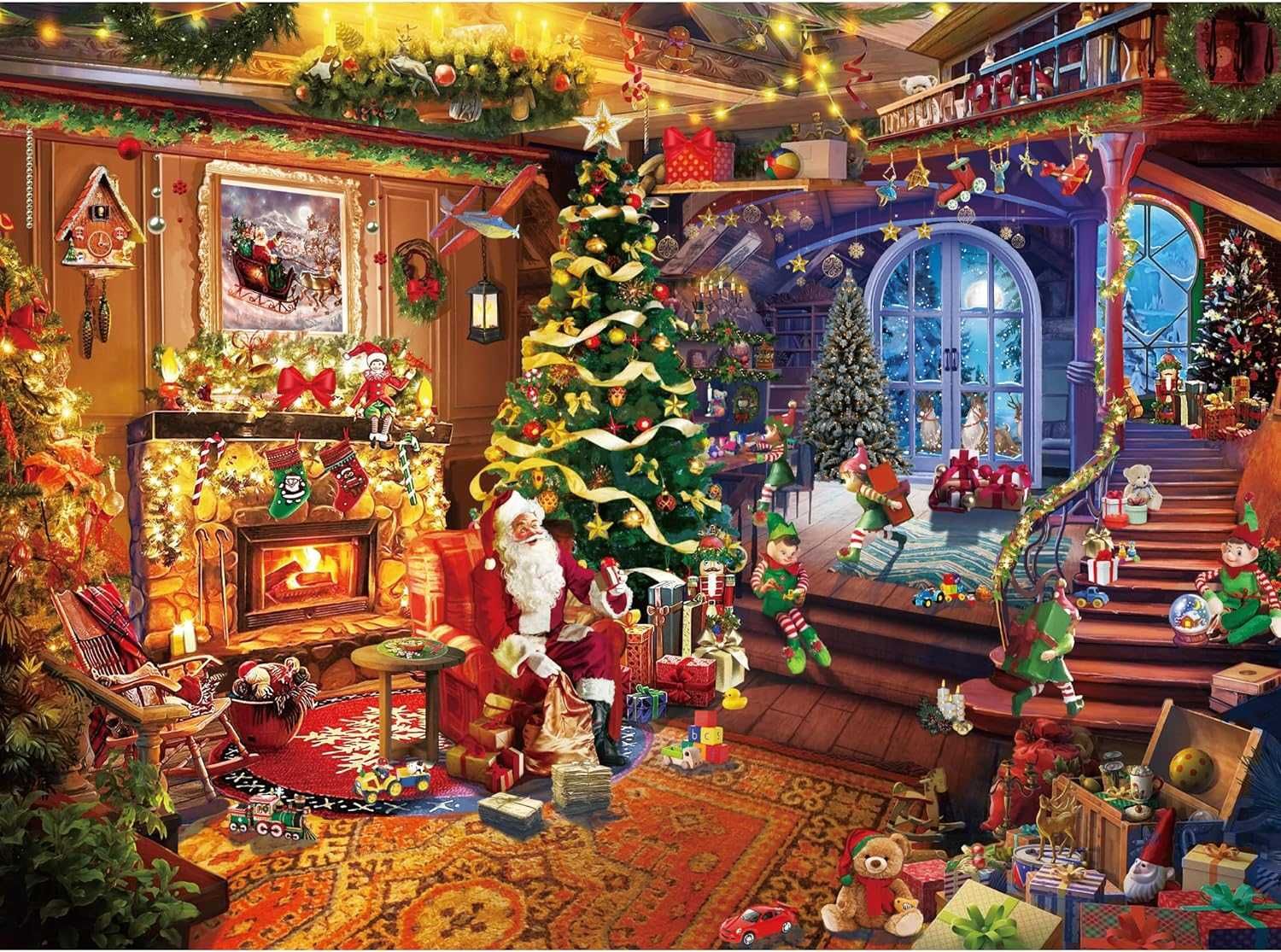 Nowe puzzle świąteczne 1000 elementów.