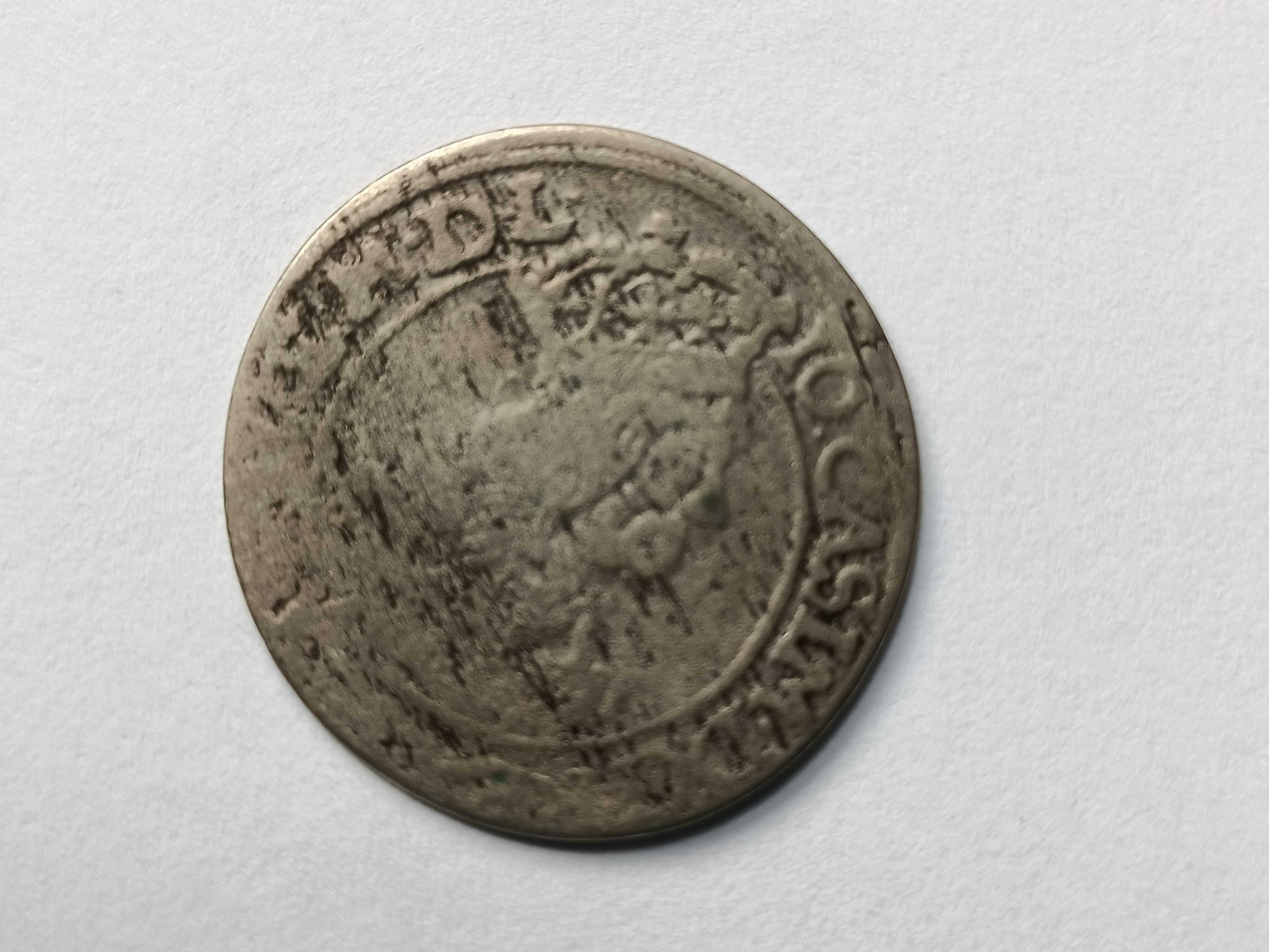 Szustak 1663 AT Jan ll Kazimierz oryginał Srebro