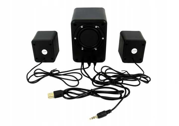 Zestaw głośników komputerowych 2.1 Blow MP3 czarne Powystawowe