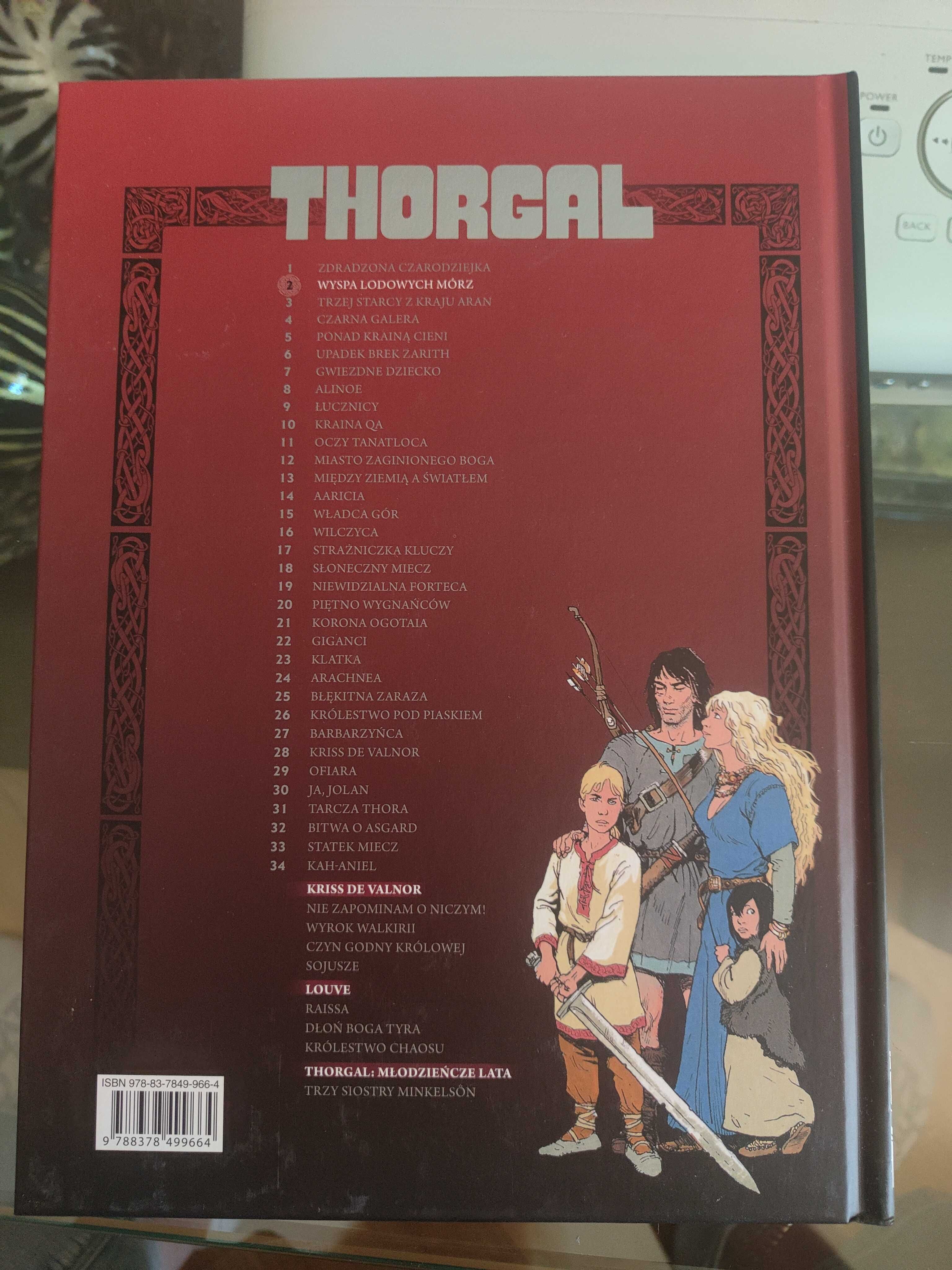 komiks Thorgal tom 2 Wyspa lodowych mórz kolekcja Hachette