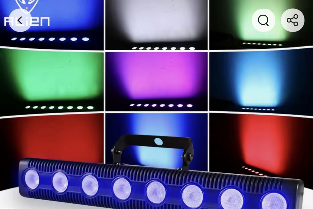 LIGHT4ME DECO BAR 8 RGBW listwa oświetleniowa 4 sztuki/ NOWE