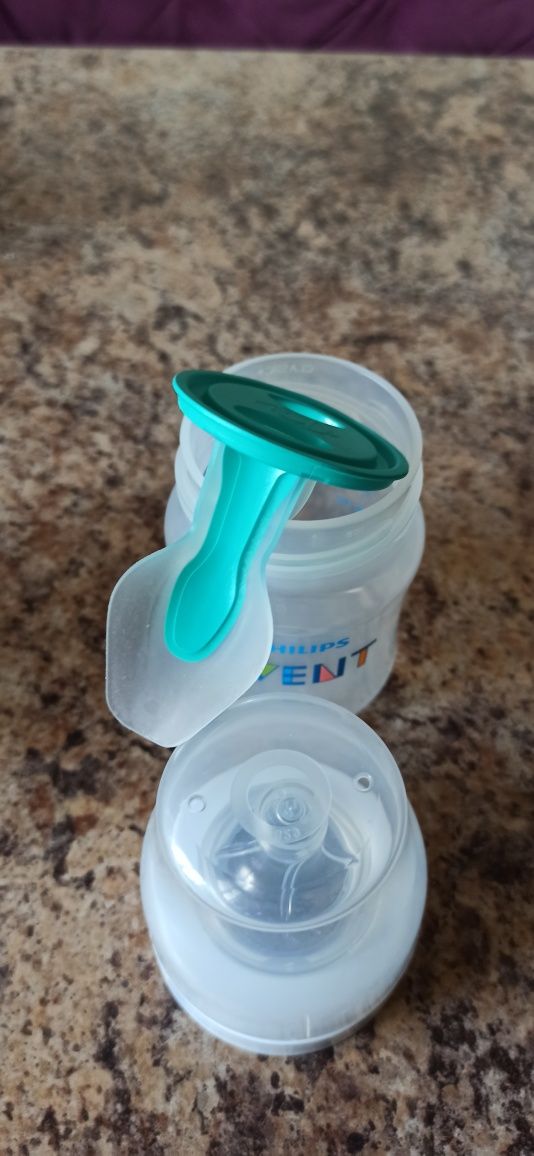 AVENT пляшечка для годування + контейнер для зберігання молока