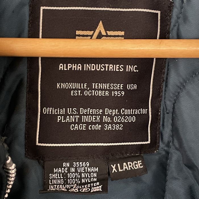 Бомбер Alpha Industries Patch logo Nsbm розмір ХЛ