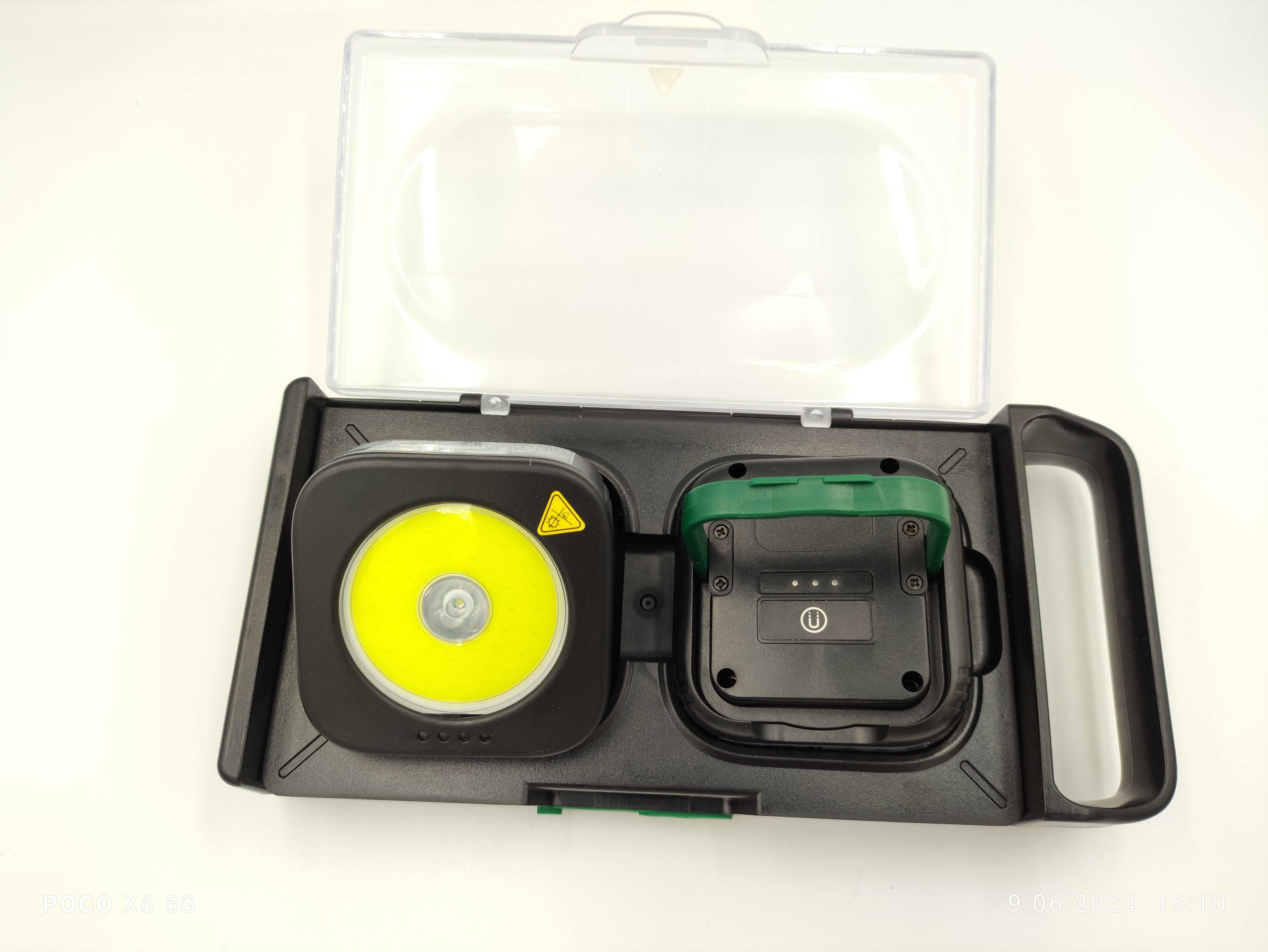 Lampy robocze LED 2 szt PARKSIDE z magnesem stacja ładująca