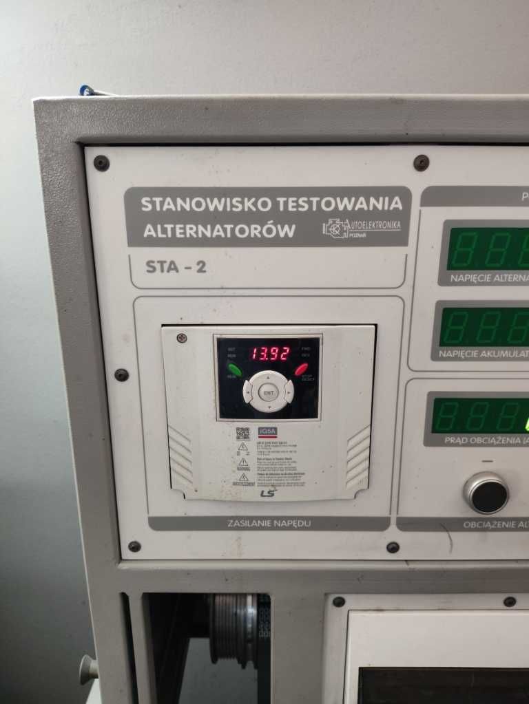 Stanowisko testowania alternatorów rozruszników stół probierczy STA-2