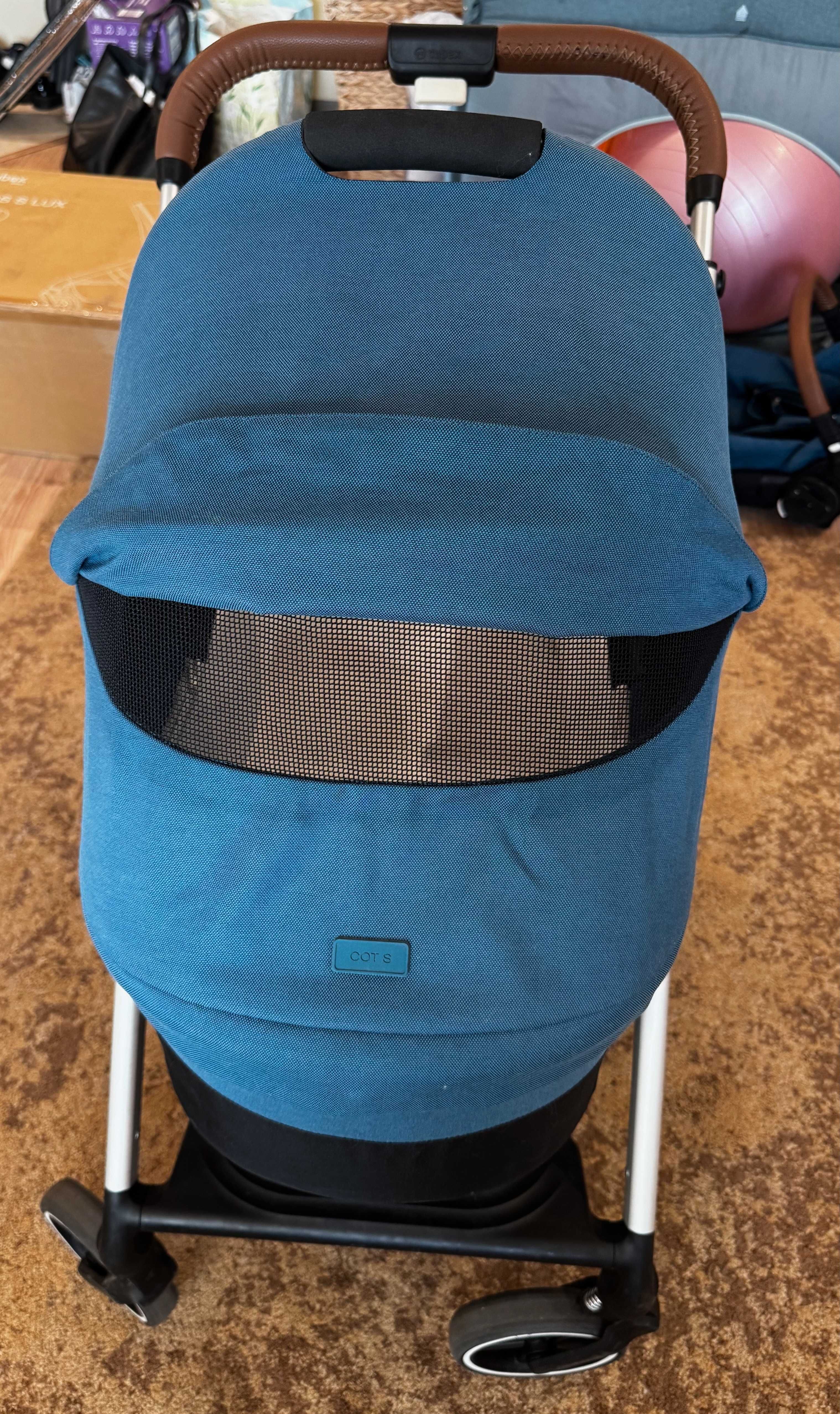 Коляска Cybex Balios S Lux 2 в 1 + дождевик + москитка