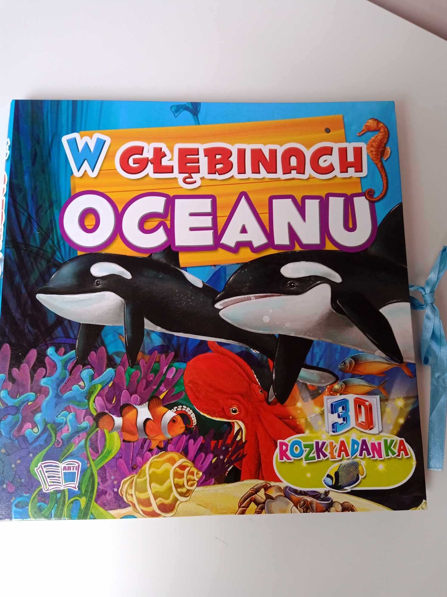 W głębiach oceanu, książka dla dzieci, 3D, tanio