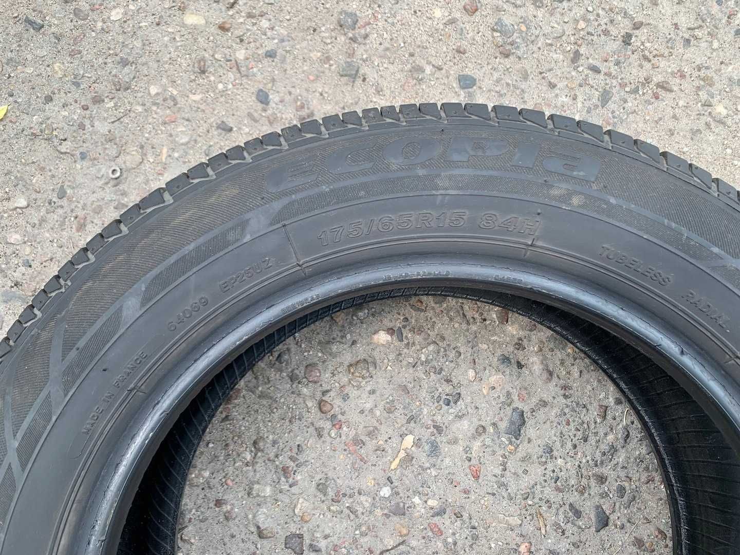 2x opony letnie Bridgestone Ecopia EP25 175/65R15 84H - 5 mm