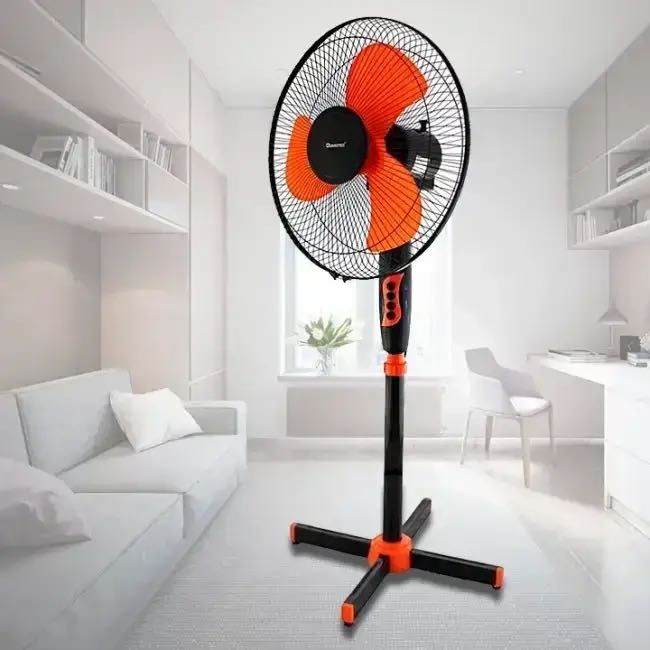 Вентилятор підлоговий потужний Domotec MS-1619 3 лопаті,потужність 40W