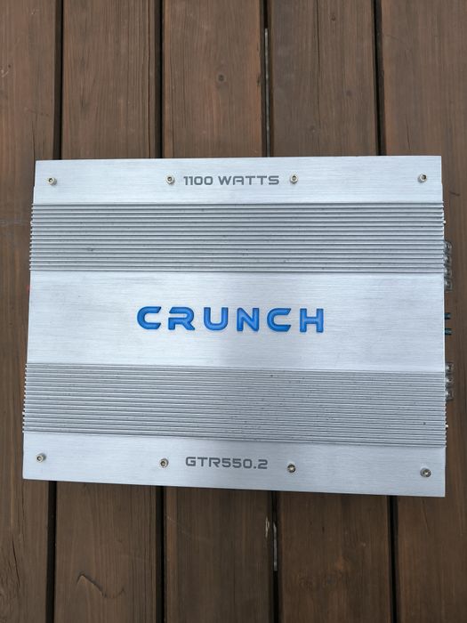 Wzmacniacz Crunch GTR550.2 550 RMS 2 kanały 2x275 RMS okazja tanio!!!
