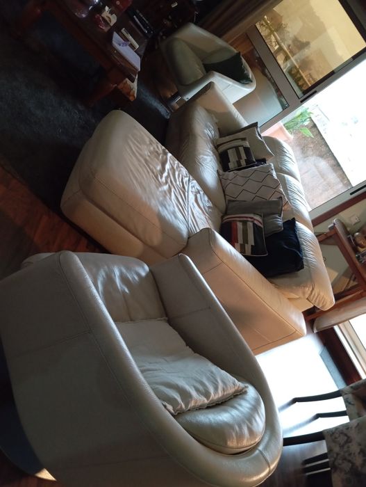 sofá com chaise longue - designe italiano da Divani