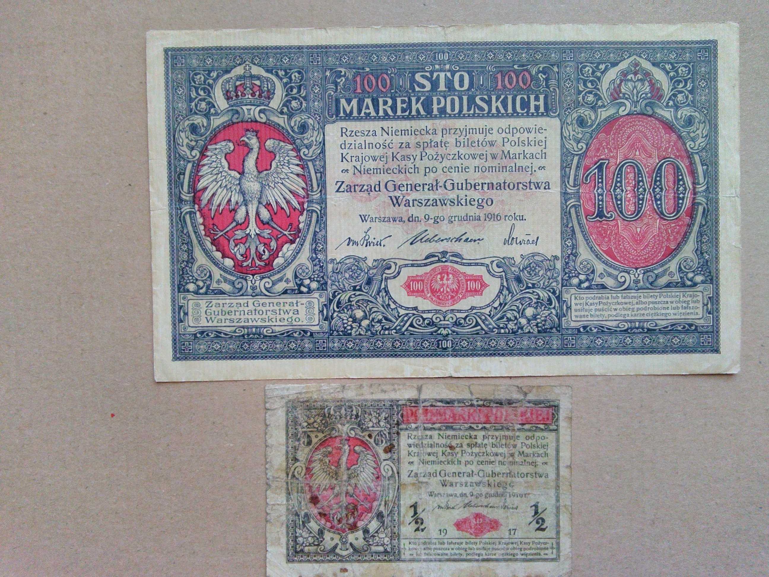 100 marek Generał 1916 rok bardzo ładna plus gratis