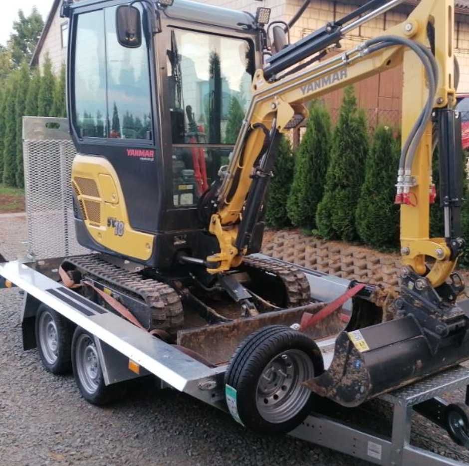 Wynajem Minikoparki, Koparki JCB , Ładowarki teleskopowej