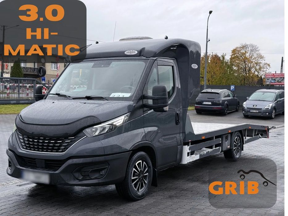 Iveco Daily 35S18 High-Matic Autolaweta, Laweta, Najazd Salon PL, Jeden Właściciel  NR.331 Kabina Sypialna, Oświetlenie ostrzegawcze, Zawieszenie Poduszki