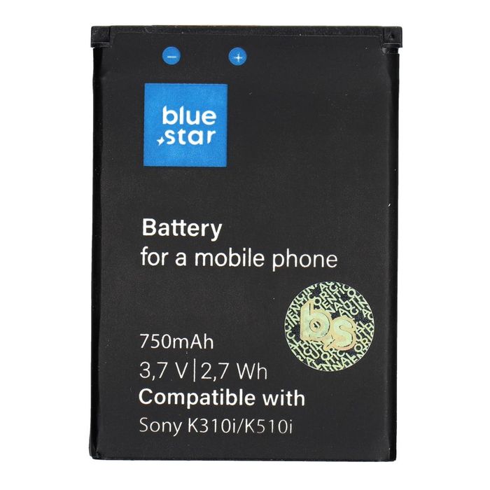 Bateria do Sony Ericcson K310i / K510i / J300 / W200 / T280 750 mAh