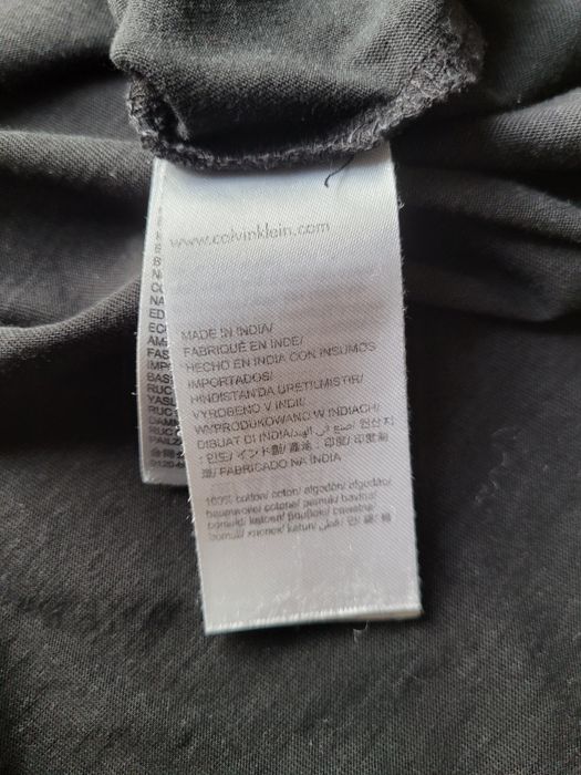 Czarna koszulka t-shirt Calvin Klein