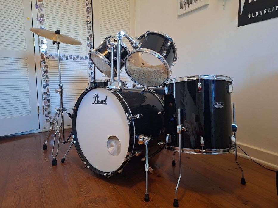 Bateria Pearl Roadshow Fusion Jet Black 22