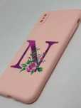 Iphone XS MAX Etui Case Obudowa Silikonowa Literka N kod 2048