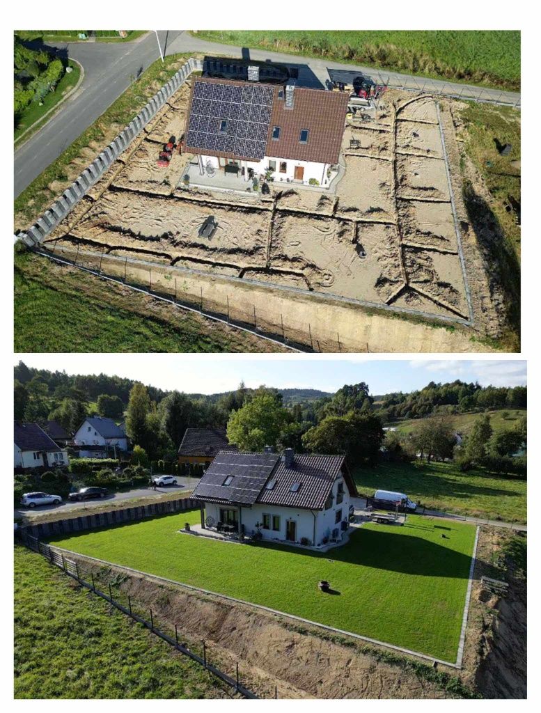 Usługi glebogryzarka separacyjną, zakładanie trawników,