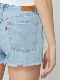 LEVI’S 501 ORIGINAL SPODENKI SZorty Jeansowe W28 100% bawełna  Stan po