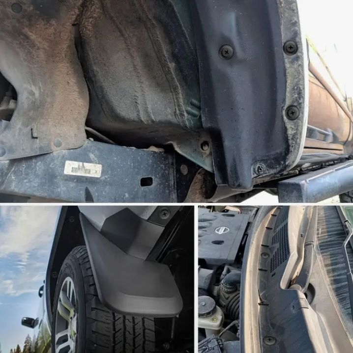 Clipes de fixação automóvel.