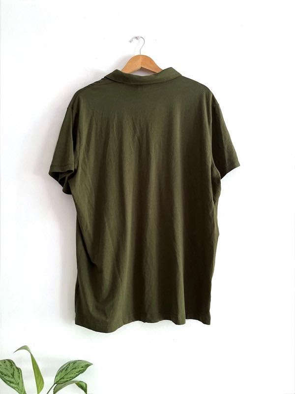 Camisola H&M – Manga curta – Tamanho XL – Verde caqui