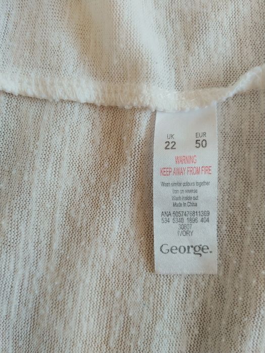 Bluzka z gipiurą roz 50. 5XL