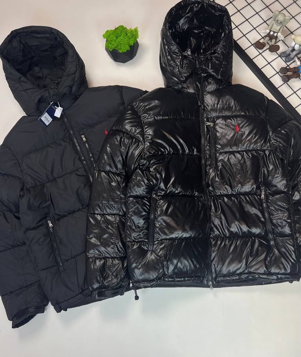 ‼️НОВИНКА‼️ Пуховик Polo Ralph Lauren (Moncler,Поло,Ральф,Чорний)