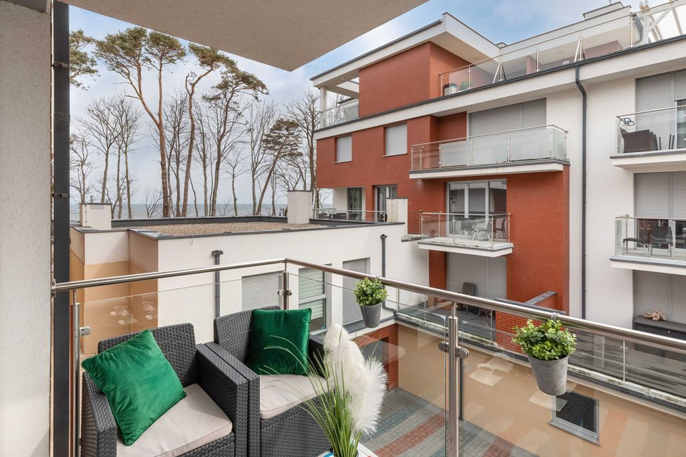Apartament 4 osobowy z widokiem na morze REWAL WOLNE NOCLEGI