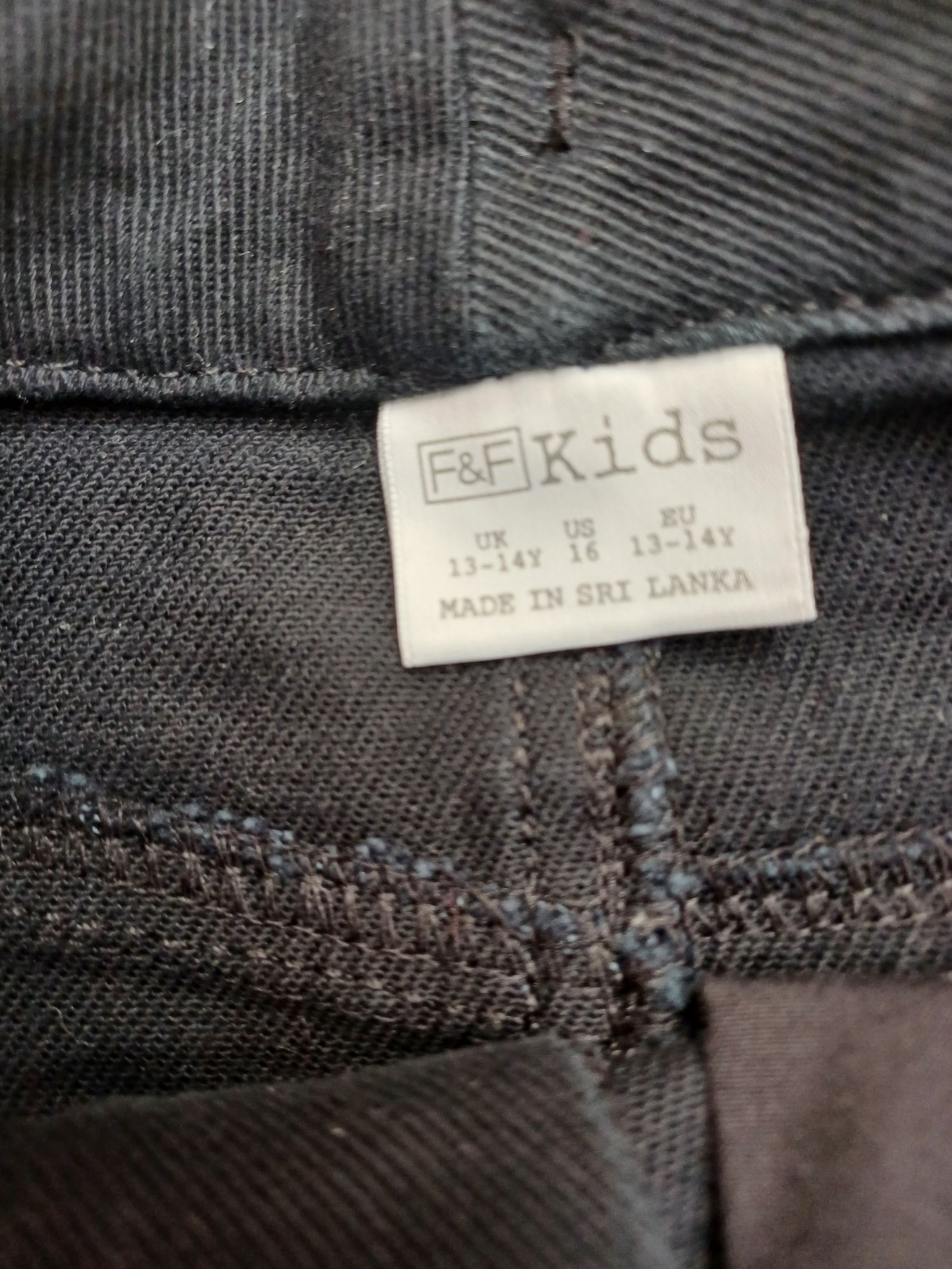 jeans czarna spódnica 13-14 lat