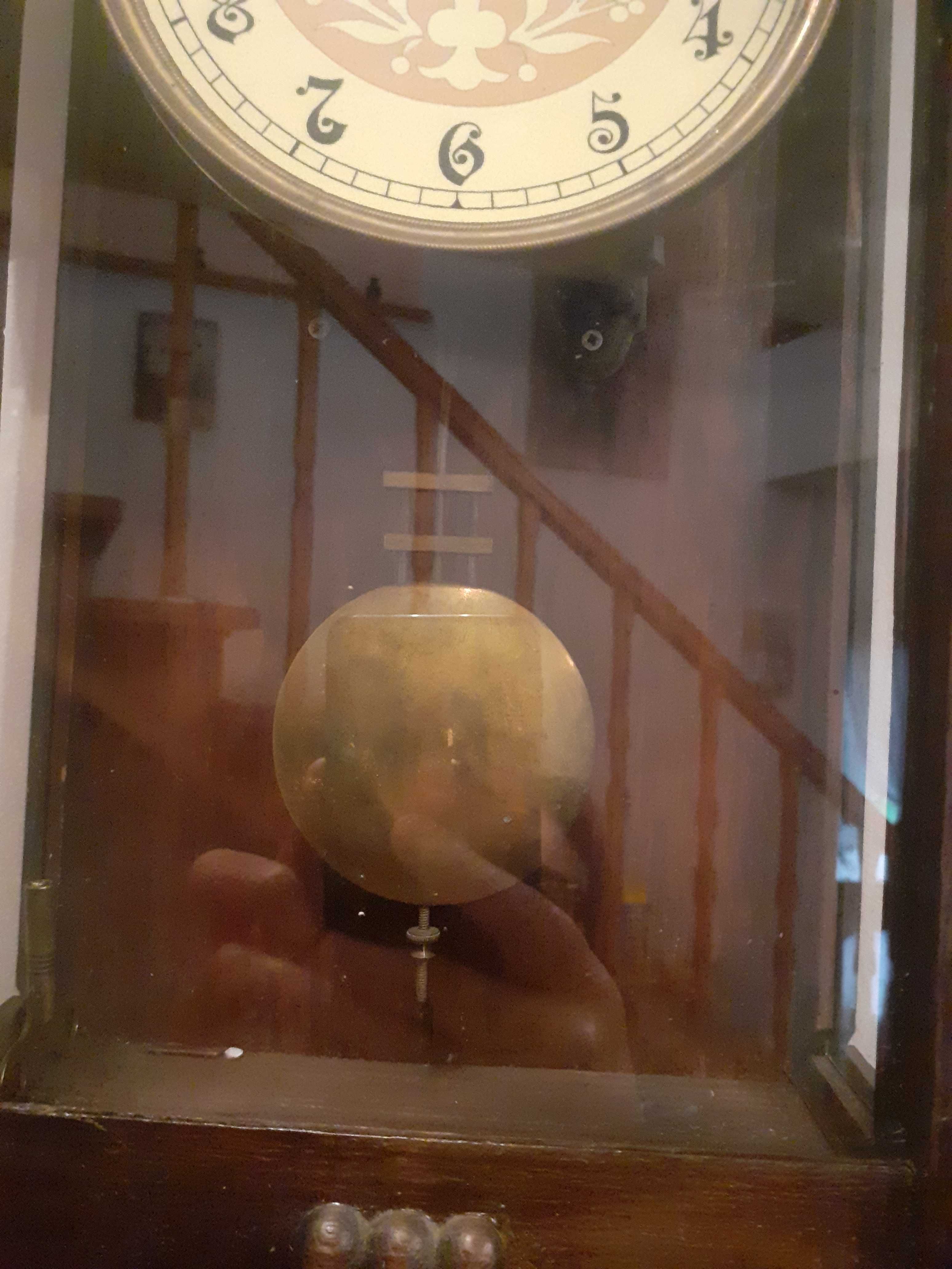 Stary zegar scienny wiszacy sliczna ozdoba sciany
