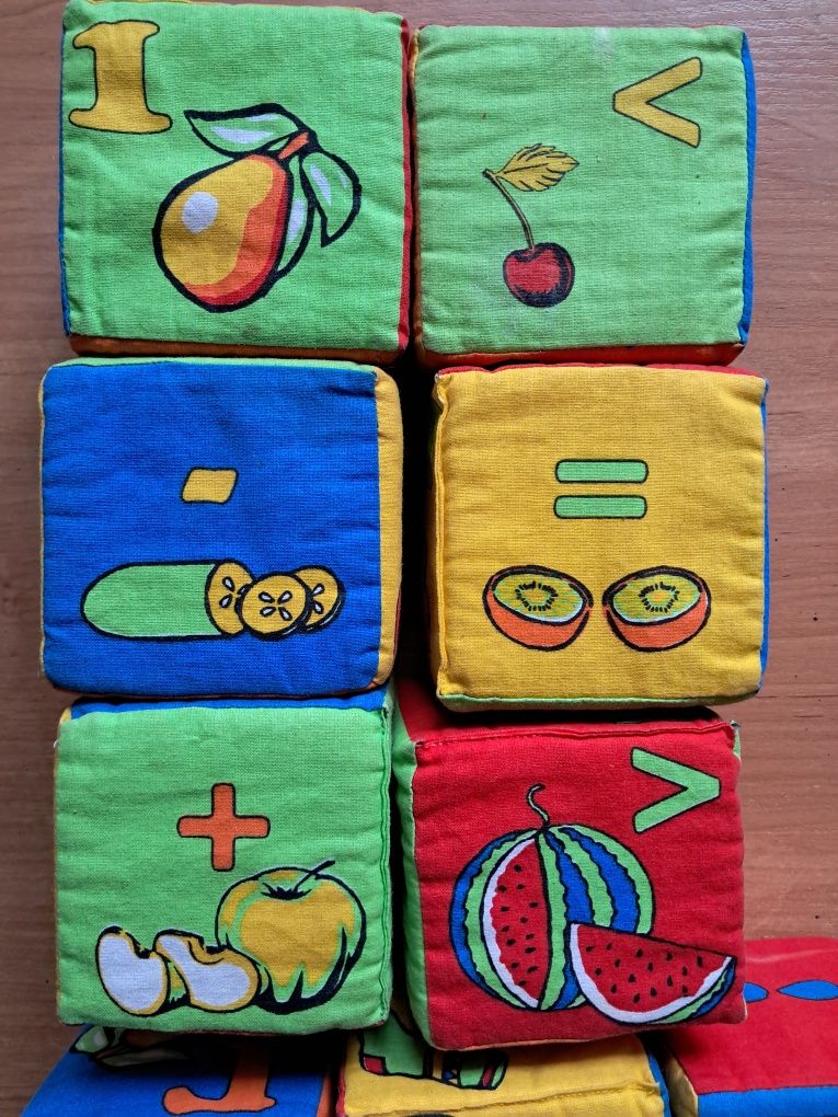 М'які кубики,  22 шт
