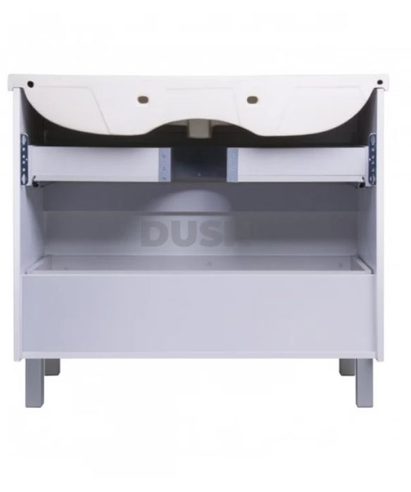 Тумба Палермо 100-U з умивальником Su-100 біла