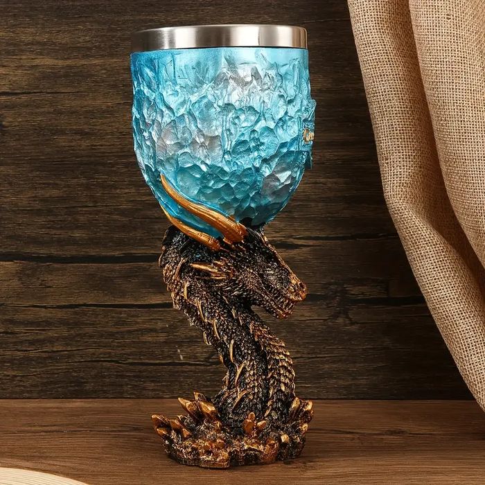 Kielich smok z lodowym pucharem Games of Throne  Gra o Tron