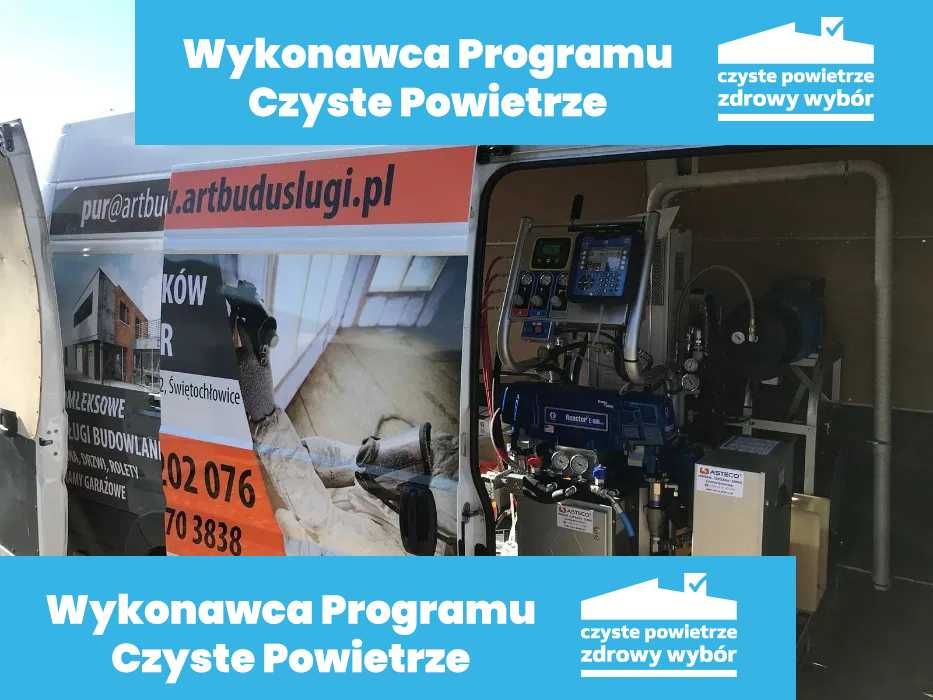 NYSA Czyste Powietrze Ocieplanie natryskowe Izolacja Pianą PUR