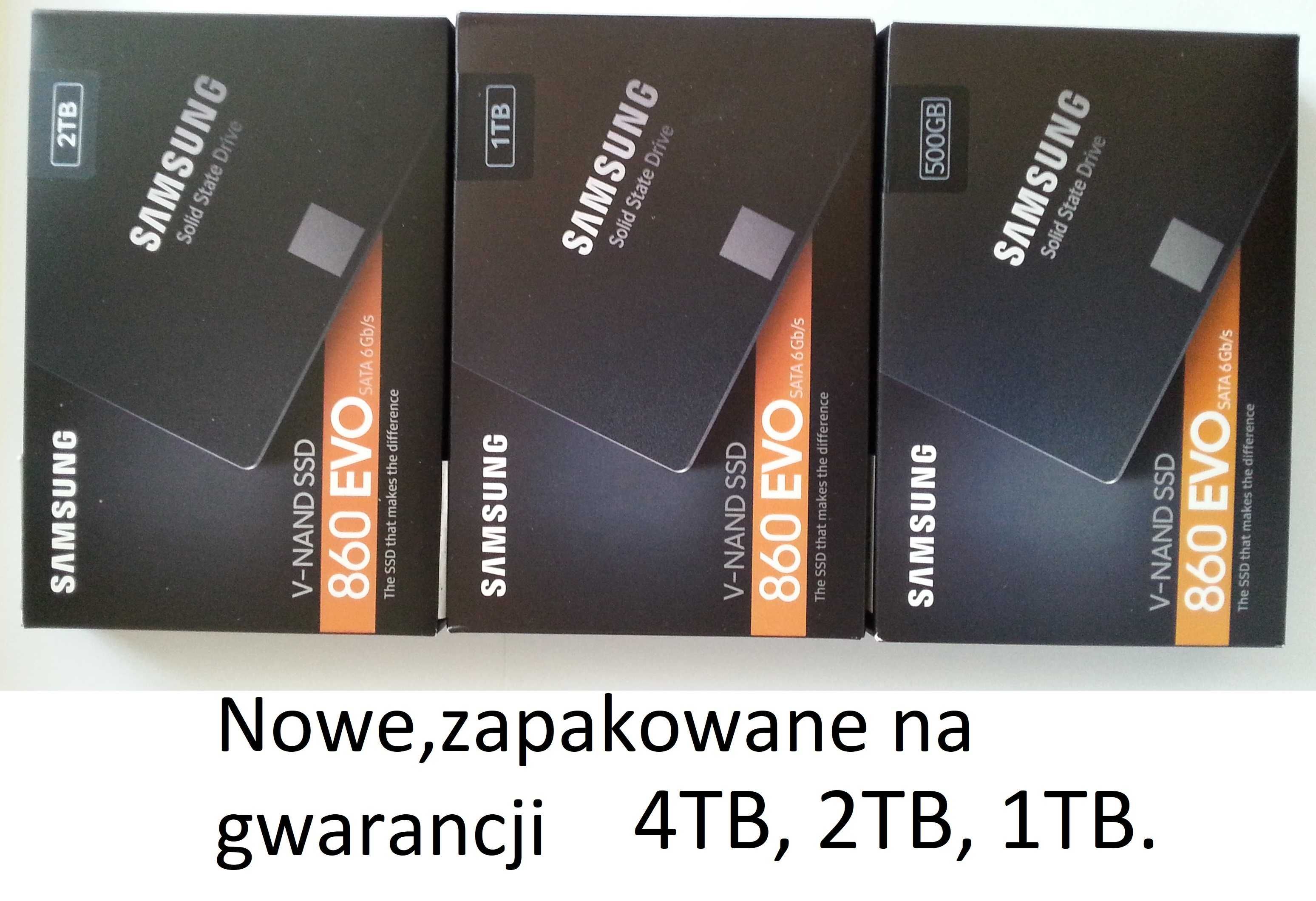 Rewelacyjny,nowy,zapakowany dysk ssd samsung 860 evo-1TB.Inne foto