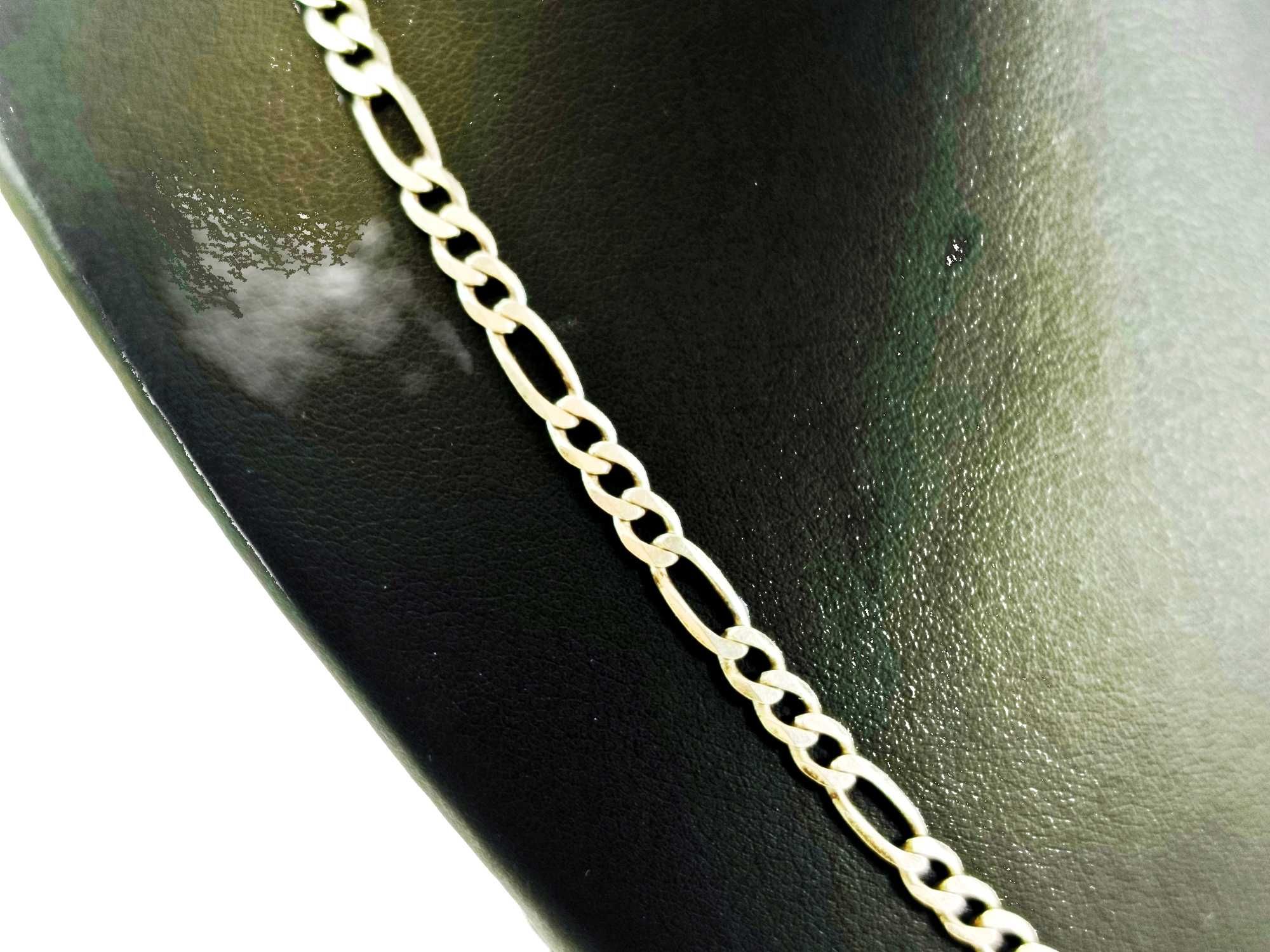 Męski srebrny łańcuszek figaro 925 10,45g 55cm