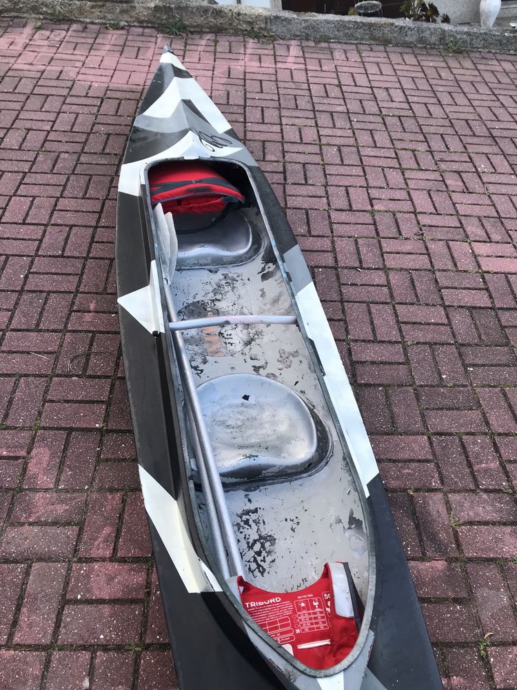 Canoa em fibra 2 lugares 4,85m