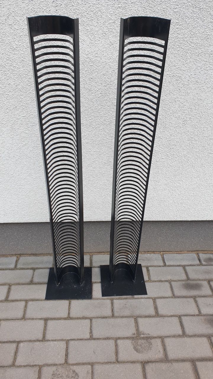 Stojaki 2szt Metal do płyt CD stan bdb kpl całość
