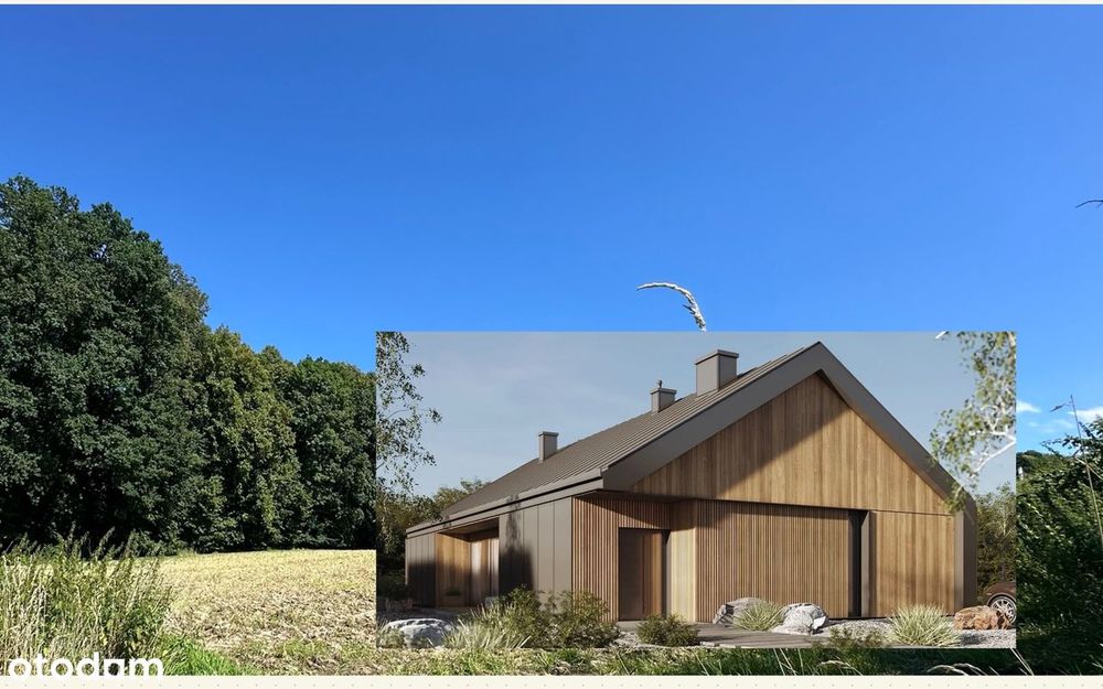 DOM 126 m2 + SŁONECZNA DZIAŁKA 14 a Międzyrzecze Dolne