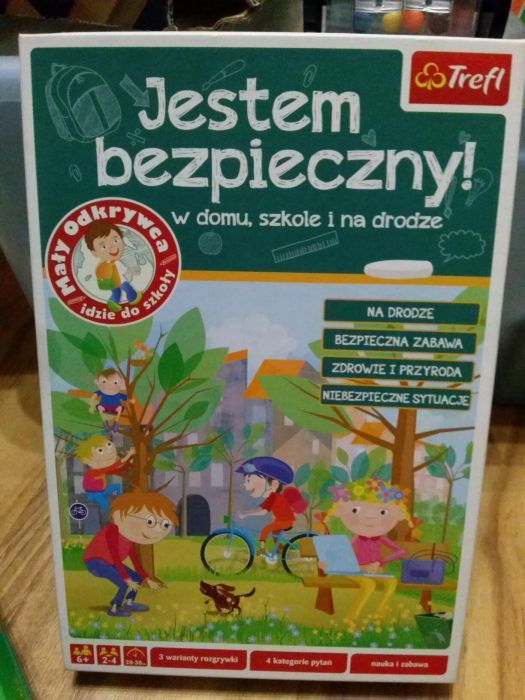 Gra planszowa jestem bezpieczny Trefl