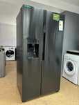 OUTLET nowa Lodówka Gorenje NRS9EVB sidebyside czarna kostkarka N6 &