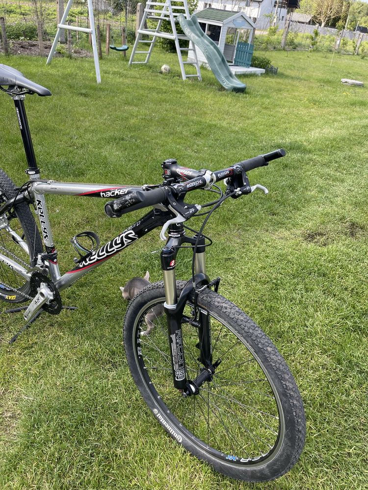 Kellys  hacker rower mtb kola 26 cali rama 17,5 cala