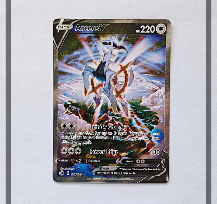 Arceus V 166/172 BRS Pokemon ENG-NM