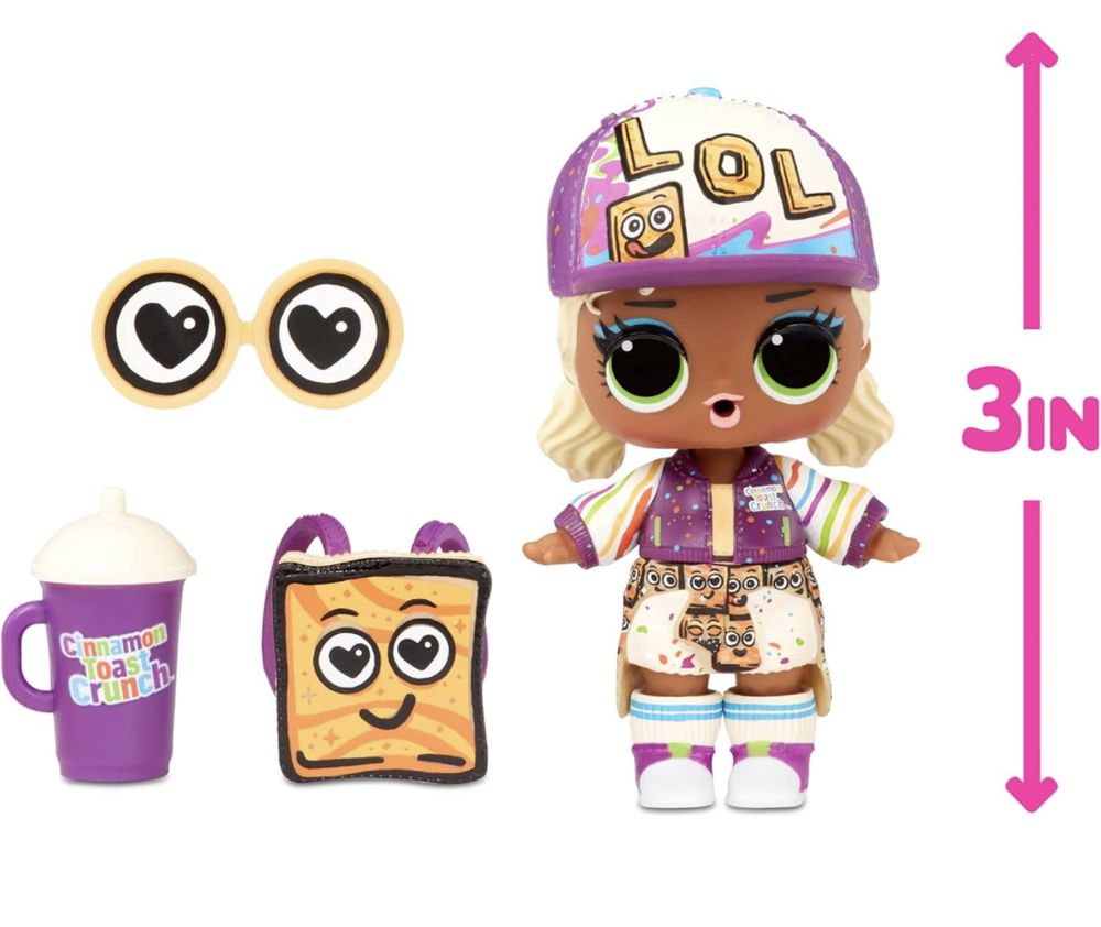 LOL Surprise Loves Mini Bites Cereal Dolls with 7 Surprises