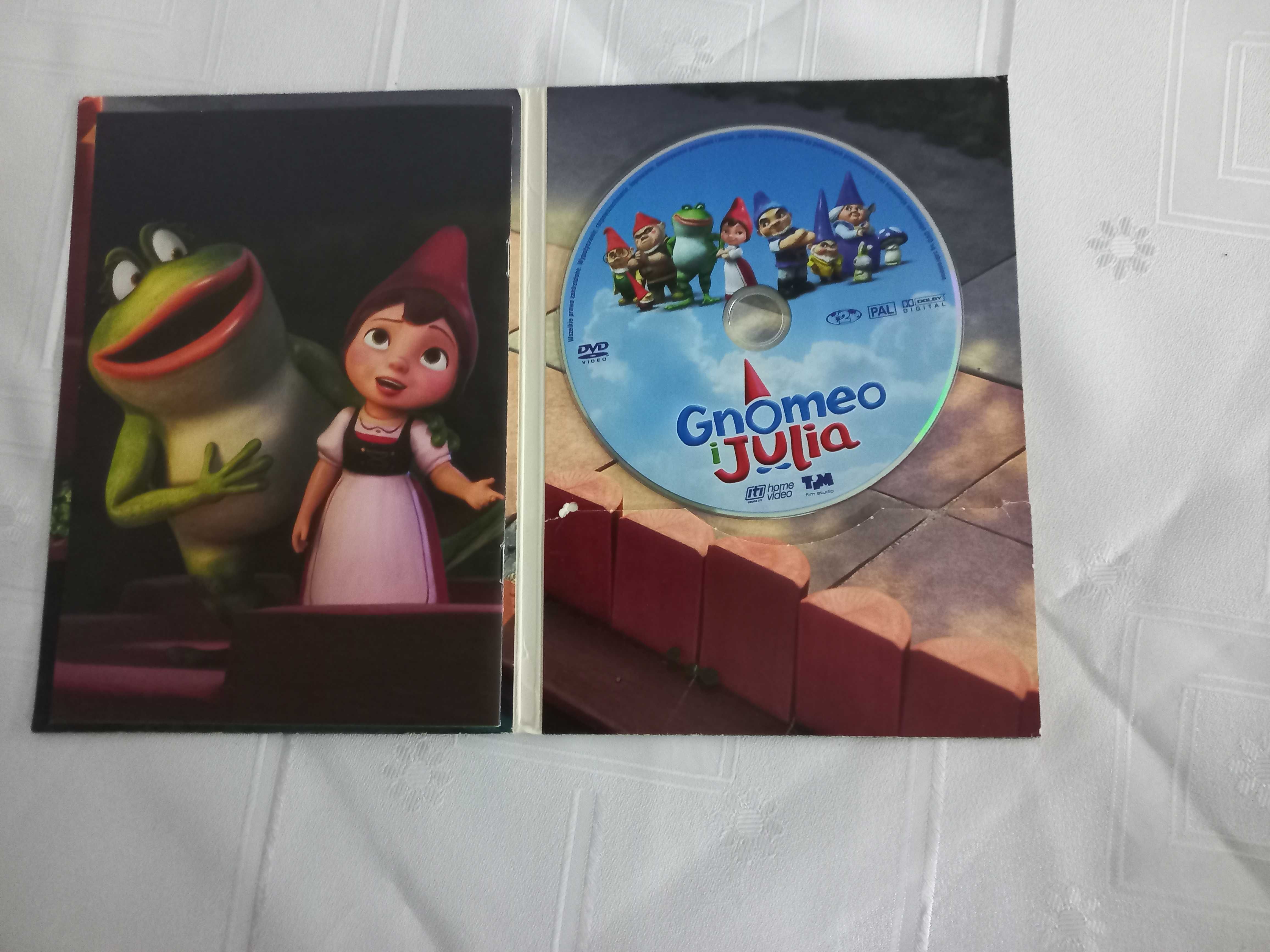 Bajka dla dzieci na dvd Gnomeo i Julia