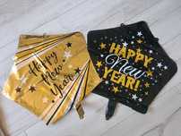 Balony na Hel sylwestr, happy new year 4 szt